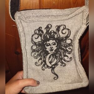 Sun Moon Purse Grey Artisan Made In Nepal